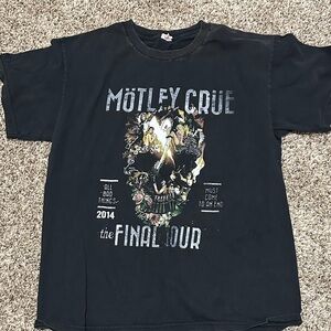 Vintage Motley Crue Final Tour Black T-Shirt